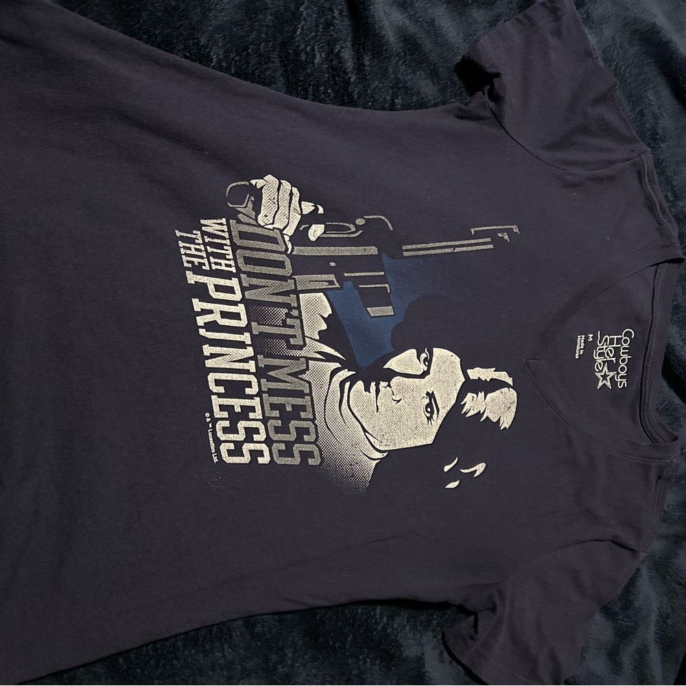 Dallas Cowboys Her Style Star Wars Princess Leia Don’t Mess w/The Princess Med
